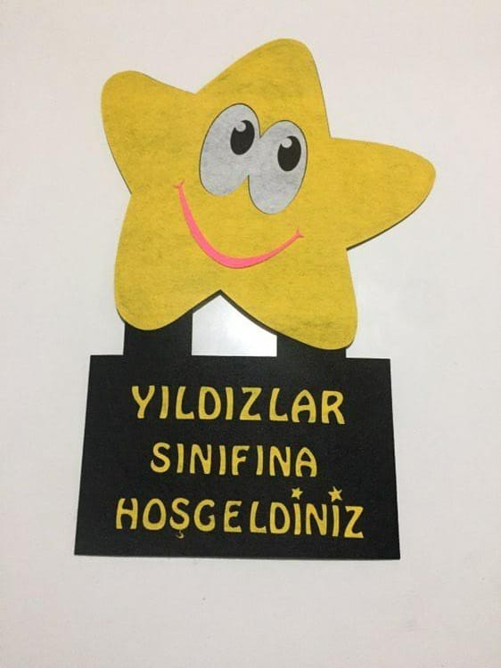 YILDIZLAR SINIFI KAPI SÜSÜ