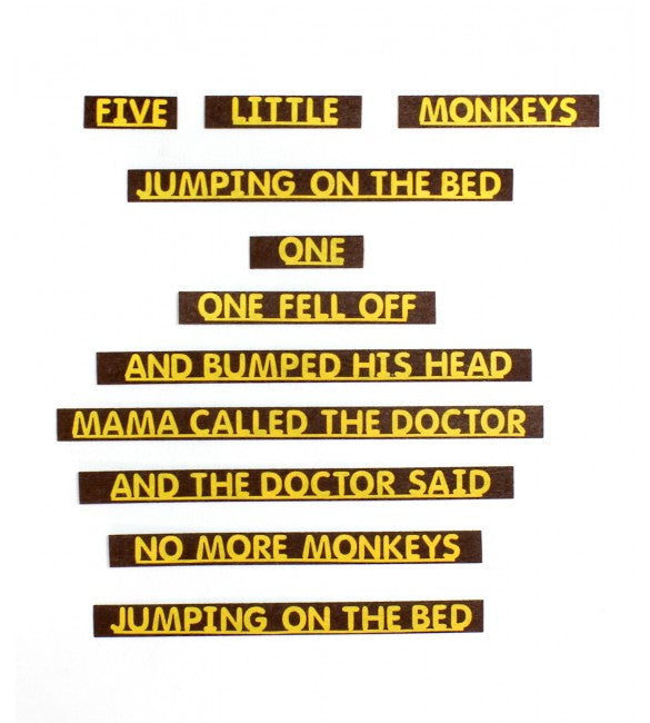FIVE LITTLE MONKEYS ŞARKI SETİ