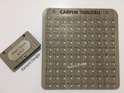 ÇARPIM TABLOSU SETİ(2 RENK)