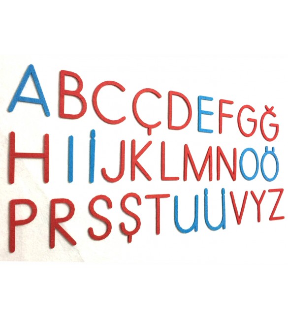 TEMEL DİK BÜYÜK HARFLER (MIKNATISSIZ)