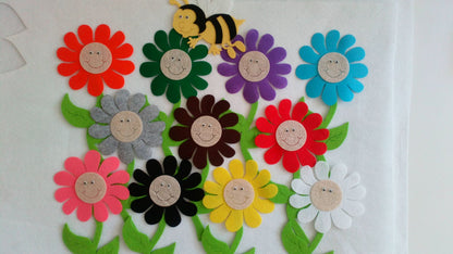 RENKLER (ARI VE ÇİÇEK TEMALI)