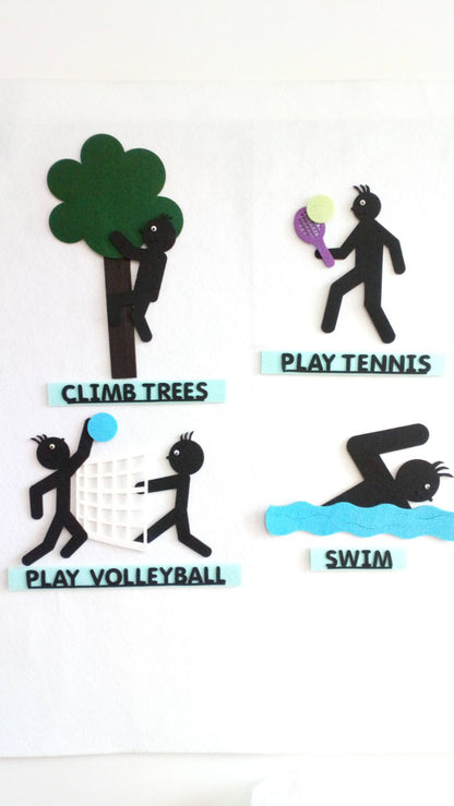 THE ADJECTIVES AND THE ABILITY (can/ can’t ve şirinler temalı sıfatlar )