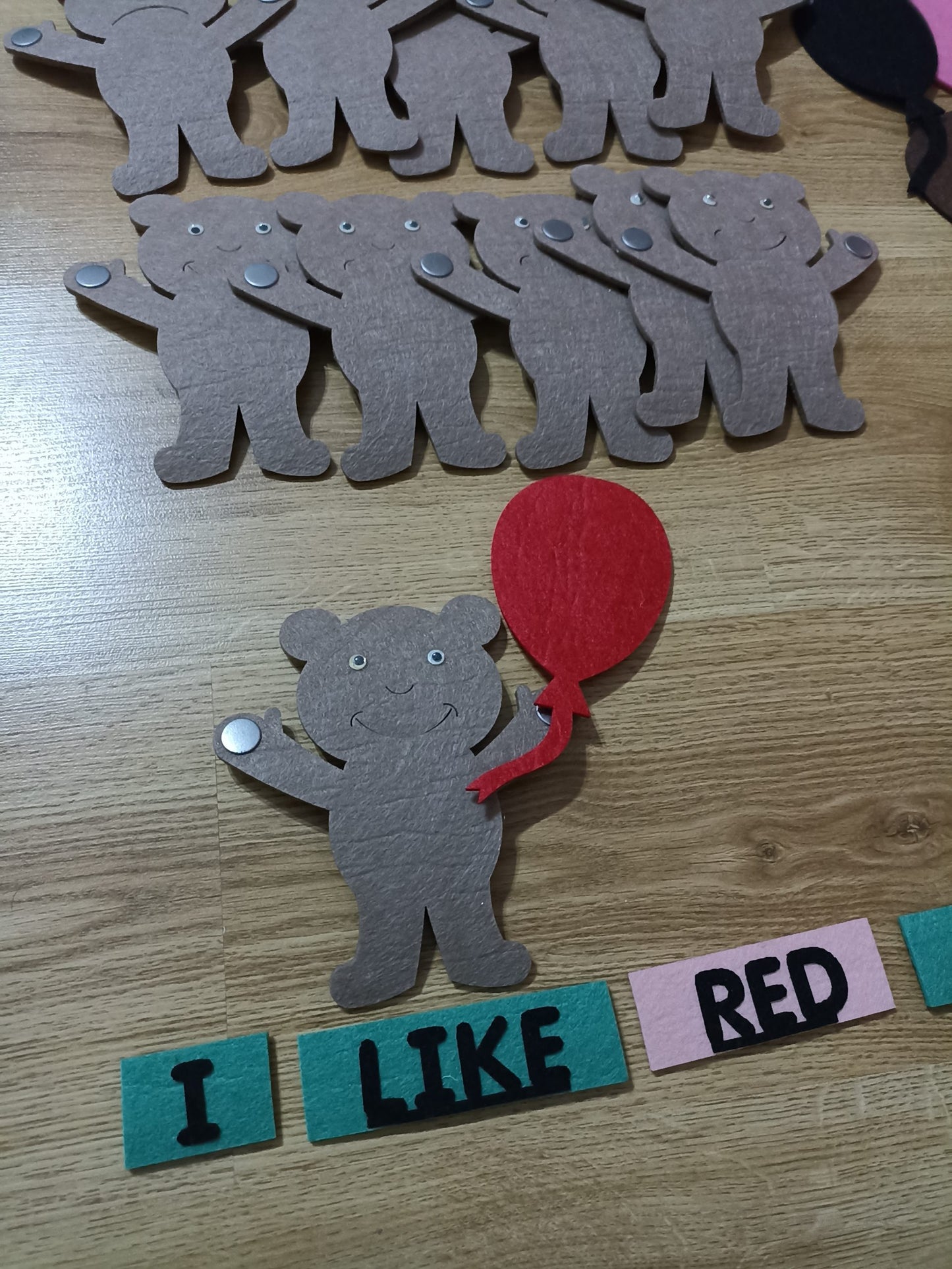 Renkler ve likes /dislikes seti