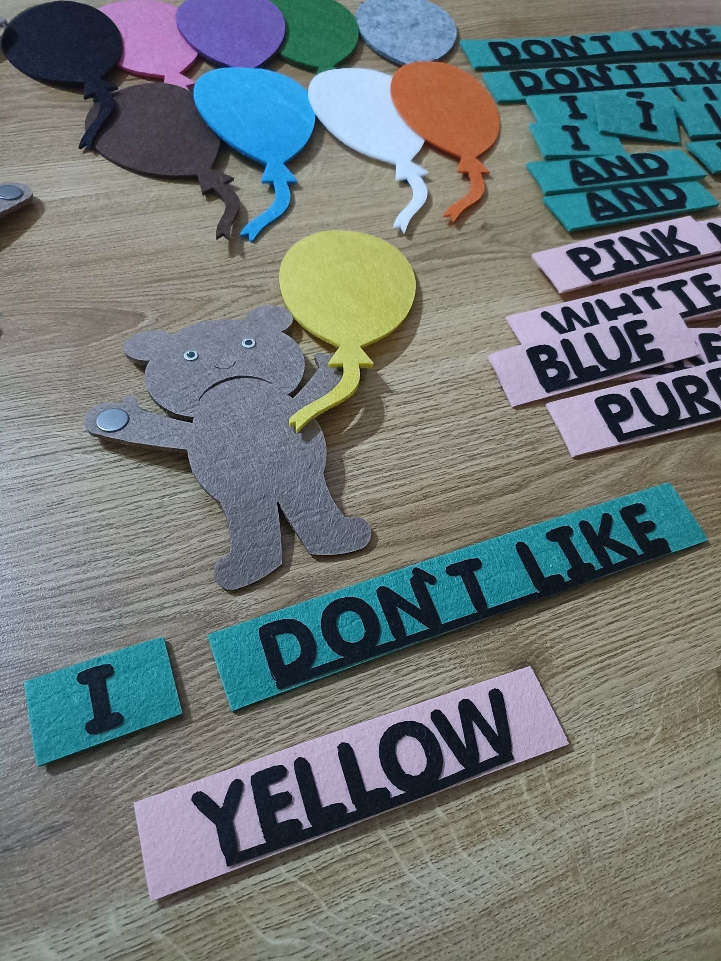 Renkler ve likes /dislikes seti