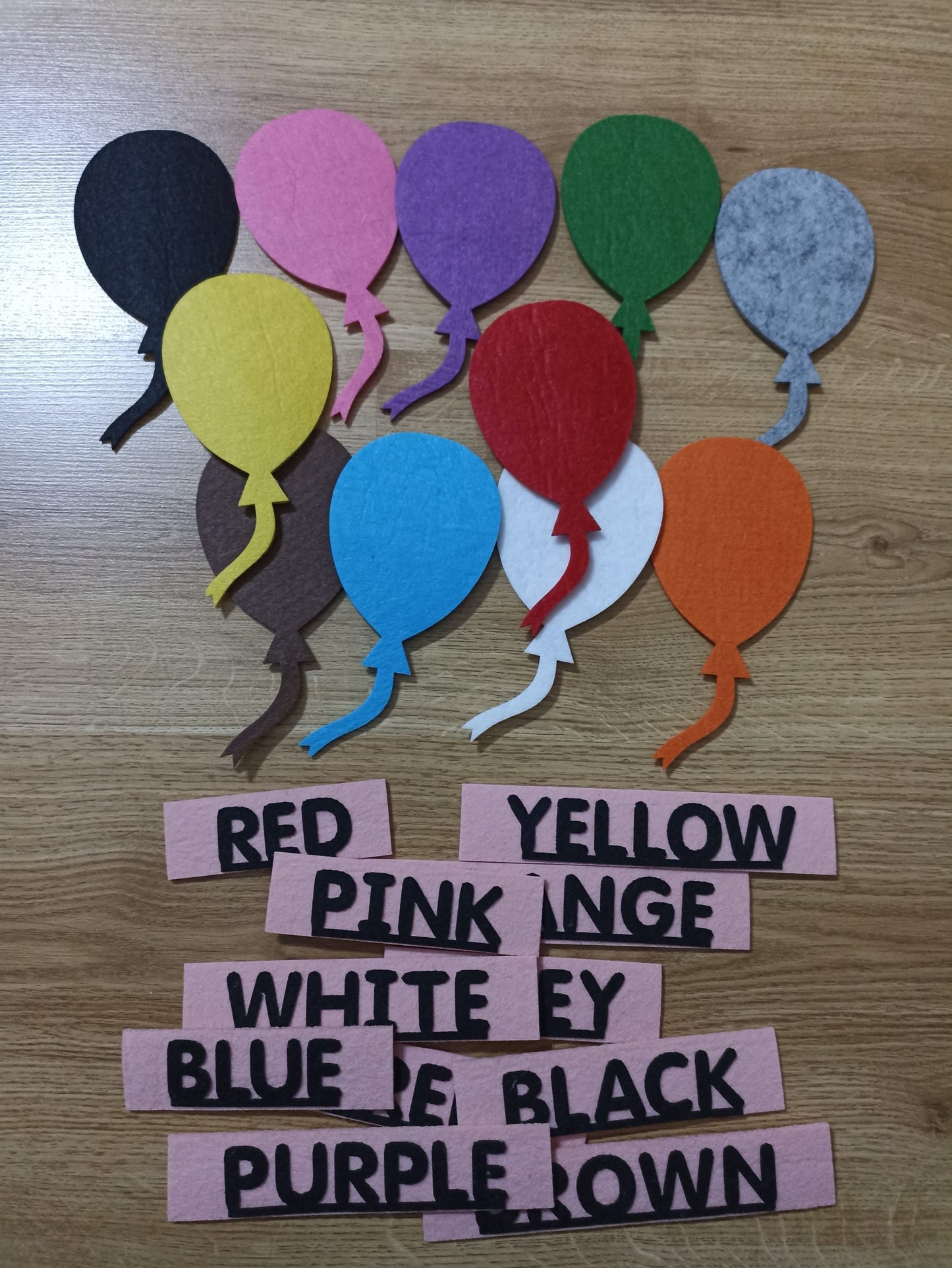 Balon temalı renkler