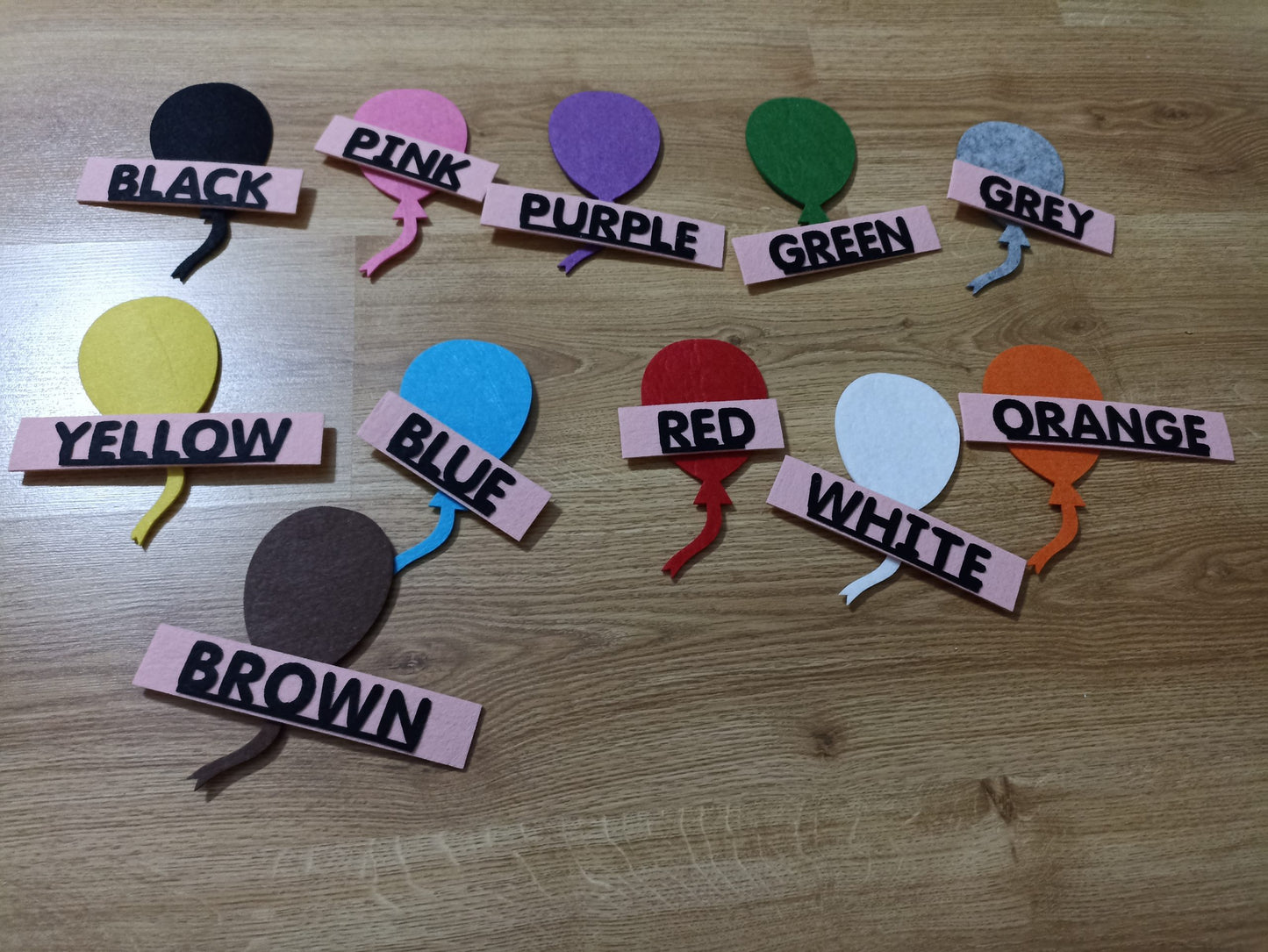 Balon temalı renkler