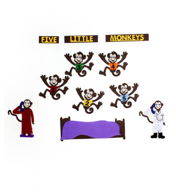 FIVE LITTLE MONKEYS ŞARKI SETİ