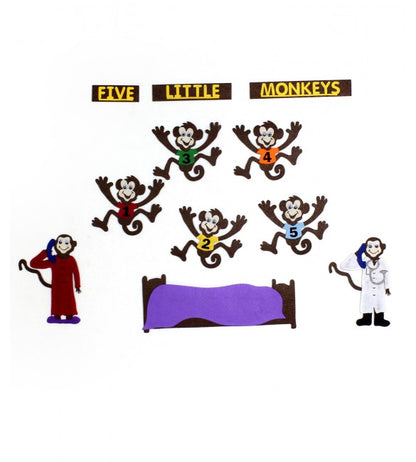 FIVE LITTLE MONKEYS ŞARKI SETİ