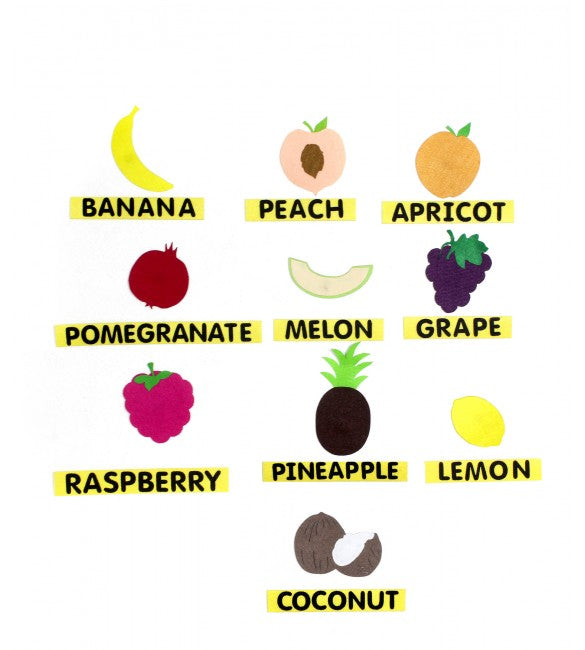 MEYVE AĞACI TEMALI ZEMİN VE MEYVELER