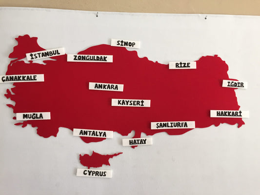 TÜRKİYE HARİTASI VE ŞEHİRLER